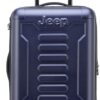 מזוודה טרולי קשיחה מתרחבת 20 אינץ' דגם JH004C מבית Jeep ממותגת