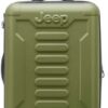 מזוודה טרולי קשיחה מתרחבת 20 אינץ' דגם JH004C מבית Jeep ממותגת