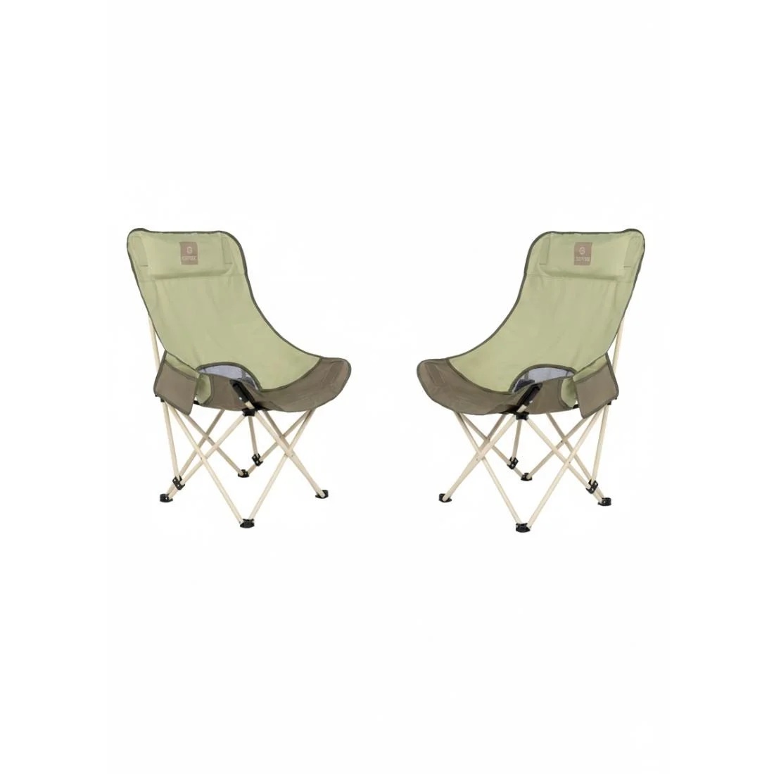 זוג כסאות קמפינג  Aztec LYO X2 ממותגים